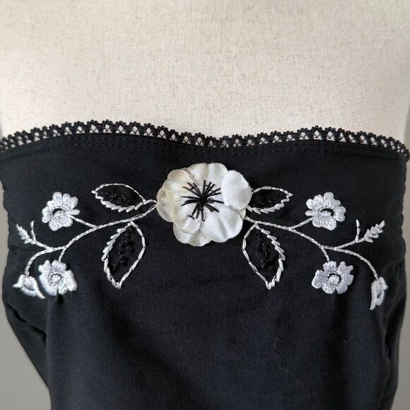 y2k Goth Ruby Rox Strapless Highlow Formal Dress Size 11 - Picture 2 of 5